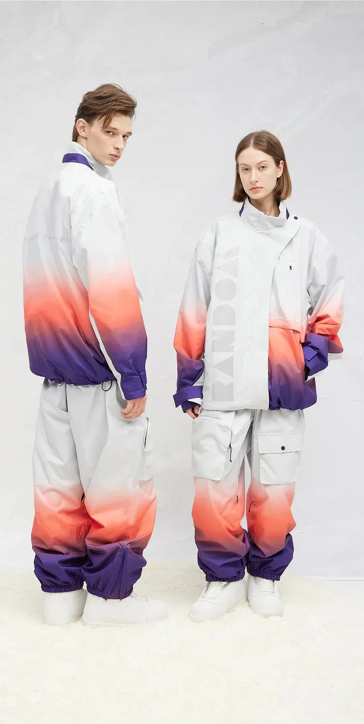 RandomPow Oversized Laser Snow Jacket & Pants Unisex