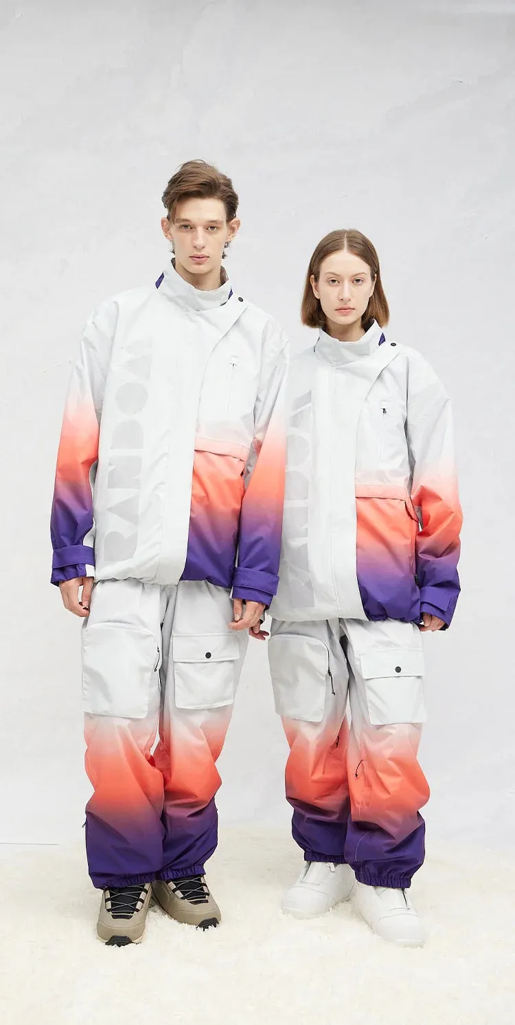 RandomPow Oversized Laser Snow Jacket & Pants Unisex