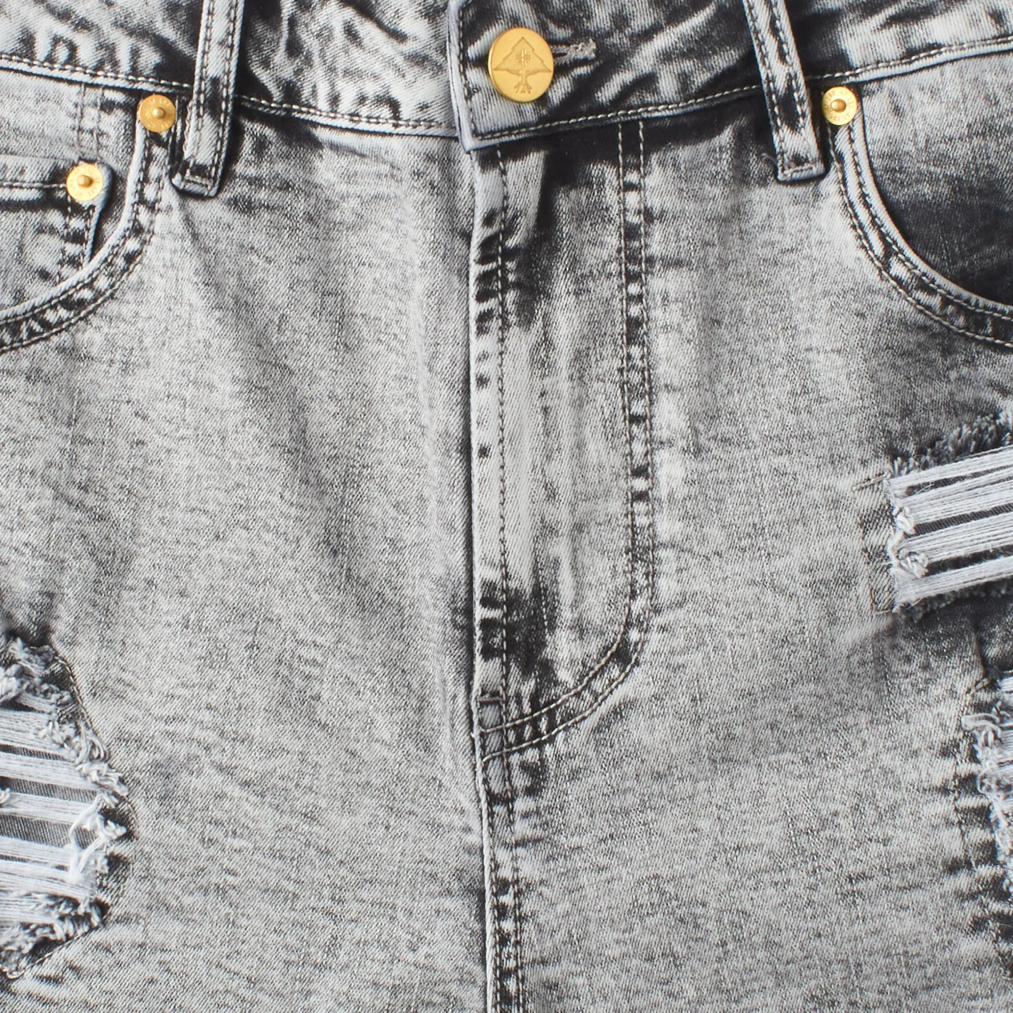 REAPER JEAN SHORTS - GREY