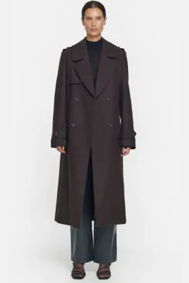Rudimental Trench Coat Coffee