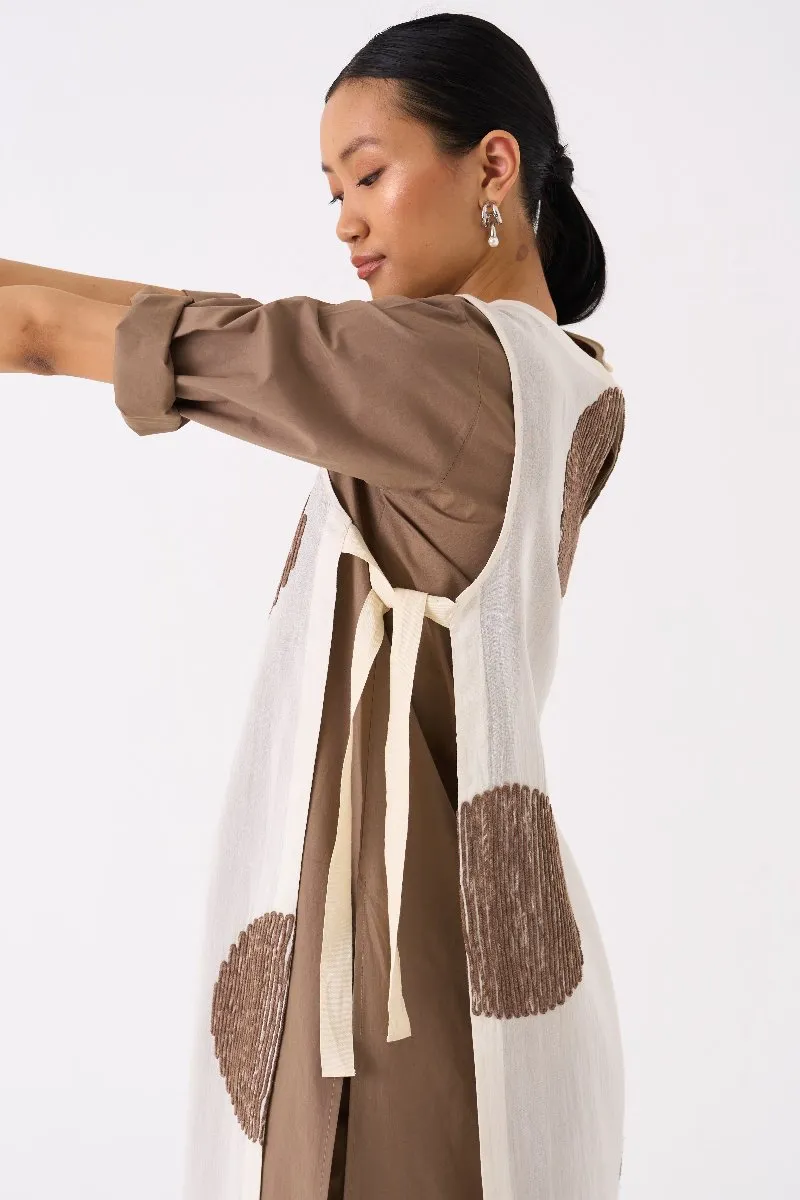 Side Tie Overlay Tunic Co ord 3 Cedar