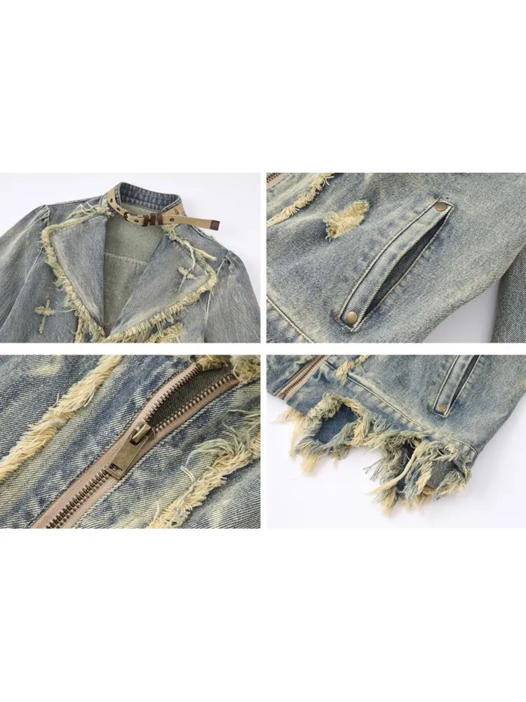 Splash Ink denim jacket【s0000009971】
