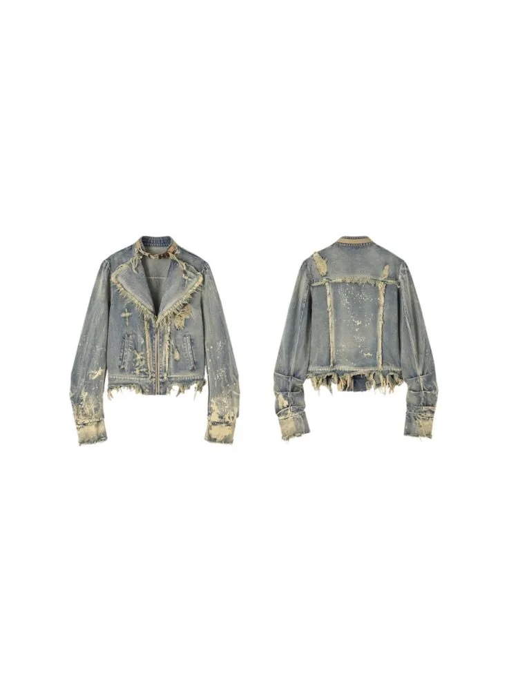 Splash Ink denim jacket【s0000009971】