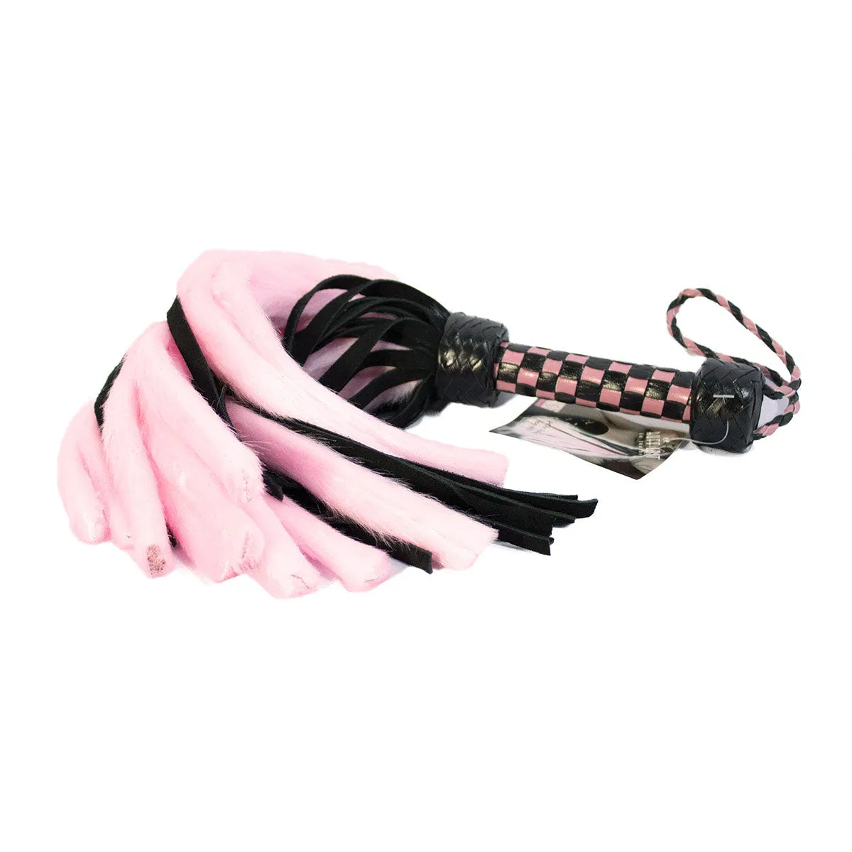 Suede and Fluff Mini 18" Flogger