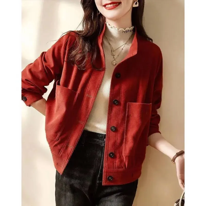 Versatile Loose And Thin Solid Colour Jacket for Summer