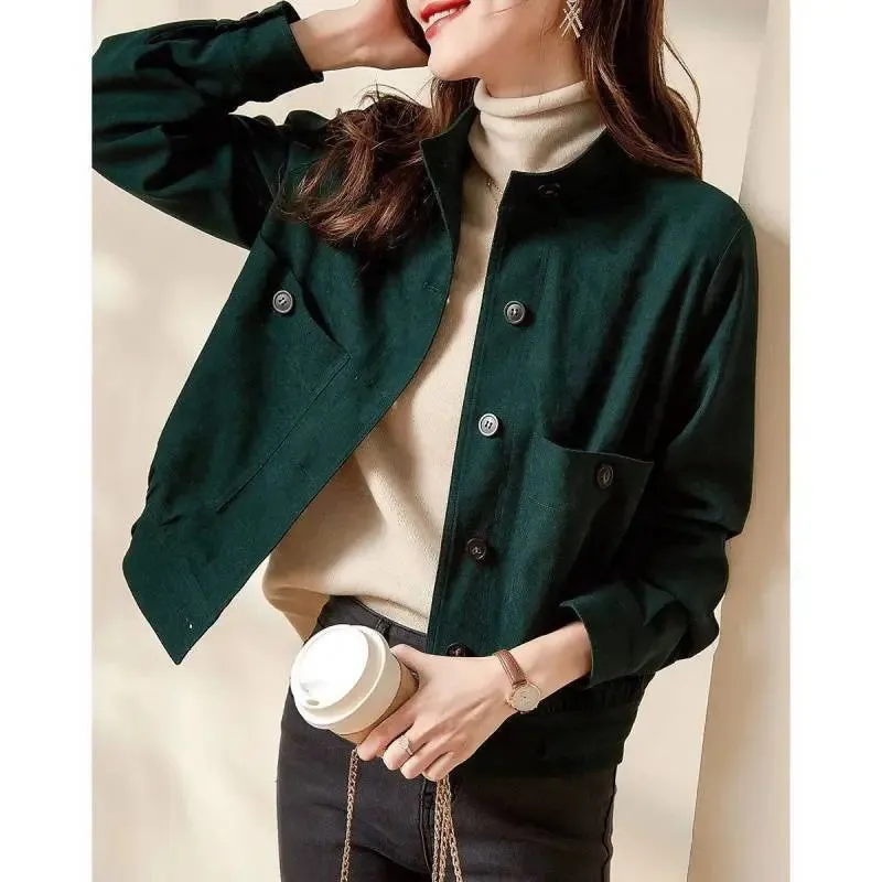 Versatile Loose And Thin Solid Colour Jacket for Summer