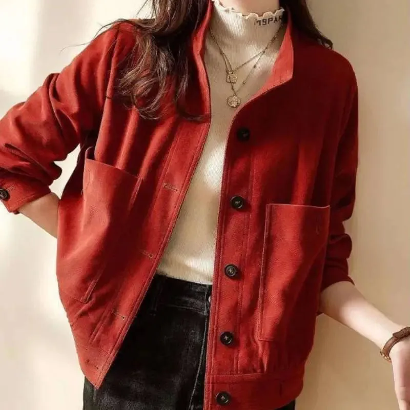 Versatile Loose And Thin Solid Colour Jacket for Summer