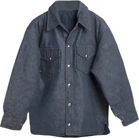 VINTAGE QUILTED DENIM JACKET