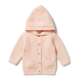Wilson and Frenchy Knitted Button Jacket - Blush