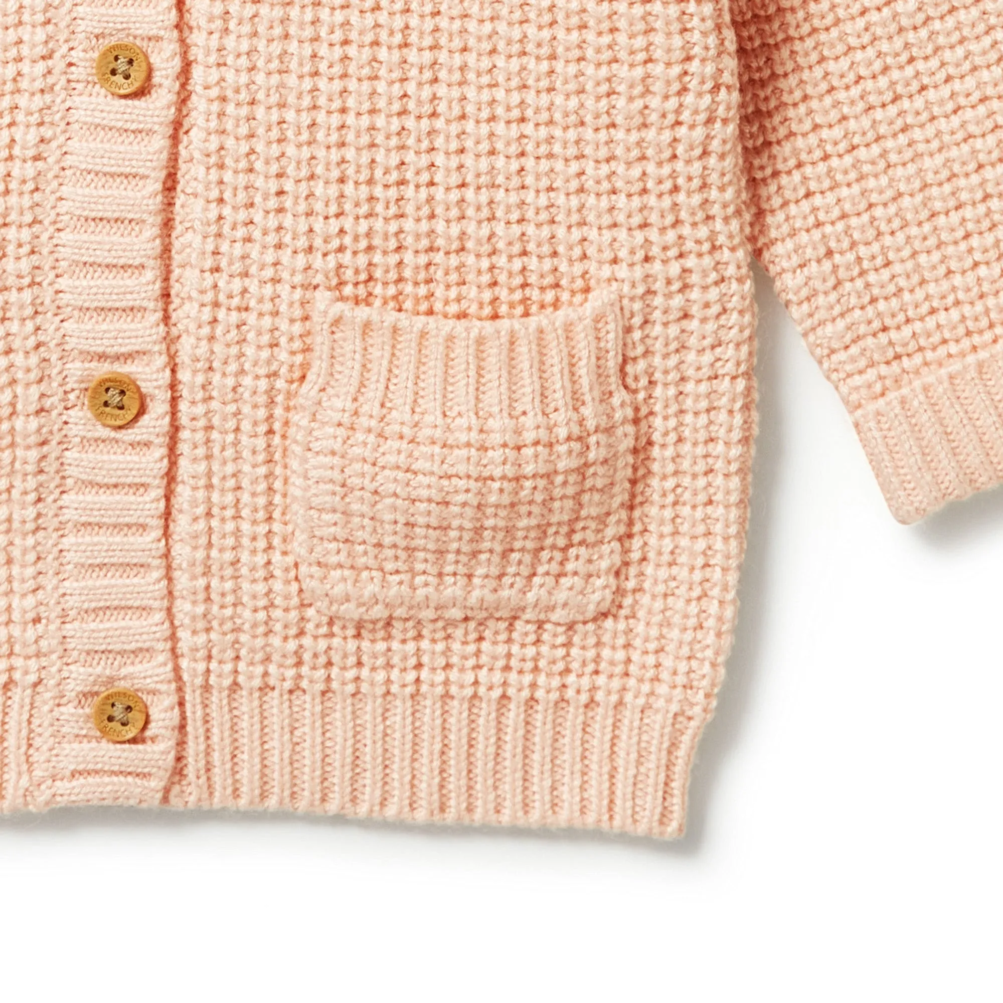 Wilson and Frenchy Knitted Button Jacket - Shell