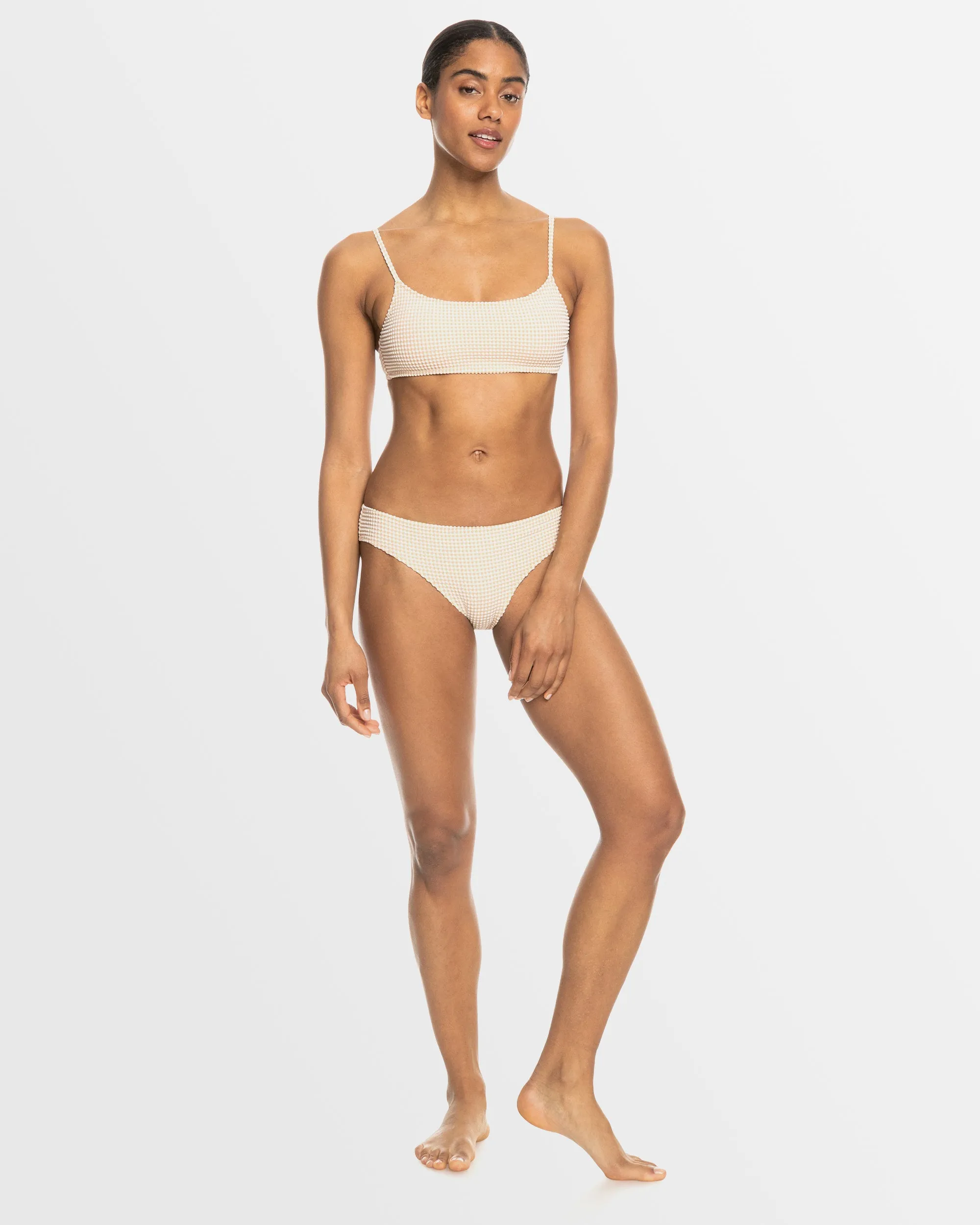 Womens Gingham Bralette Bikini Top
