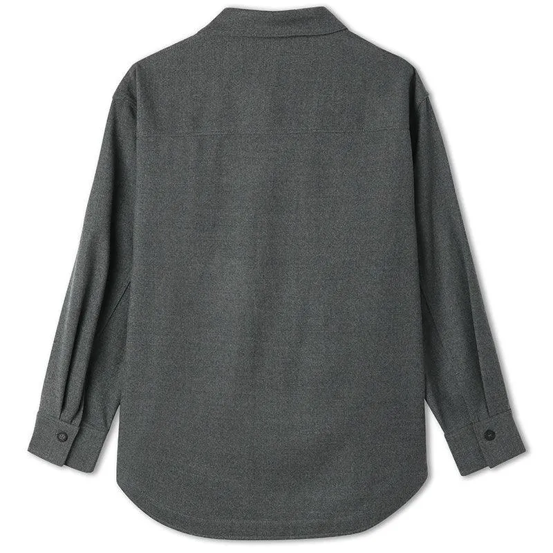 Woolen Shirt Coat