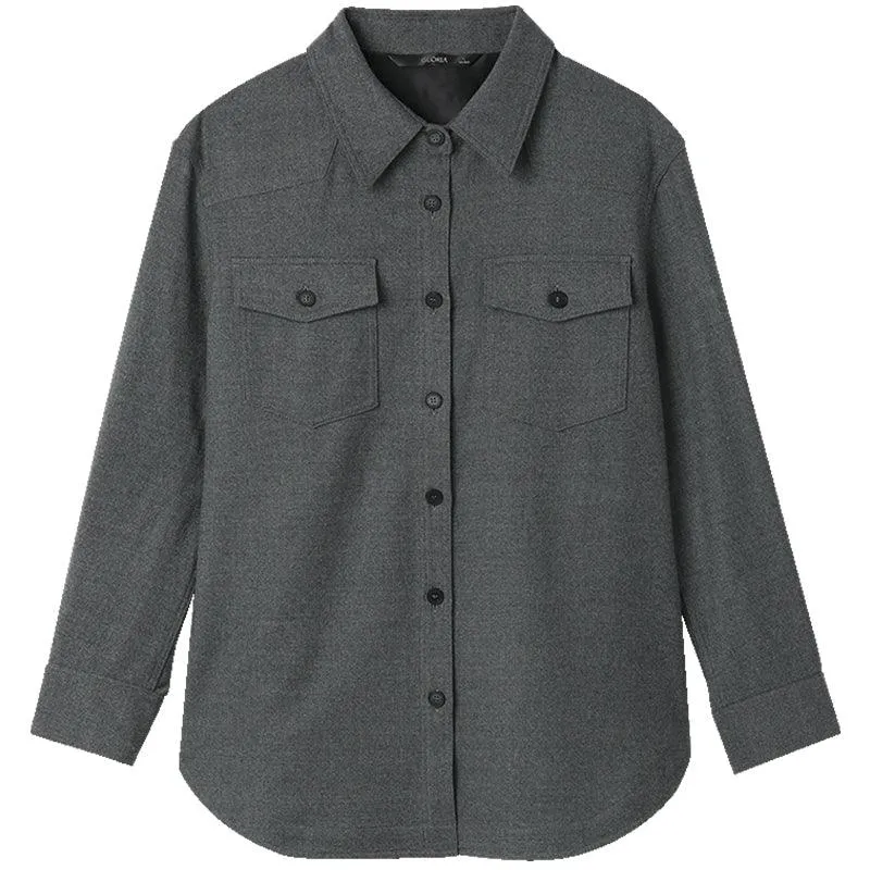 Woolen Shirt Coat